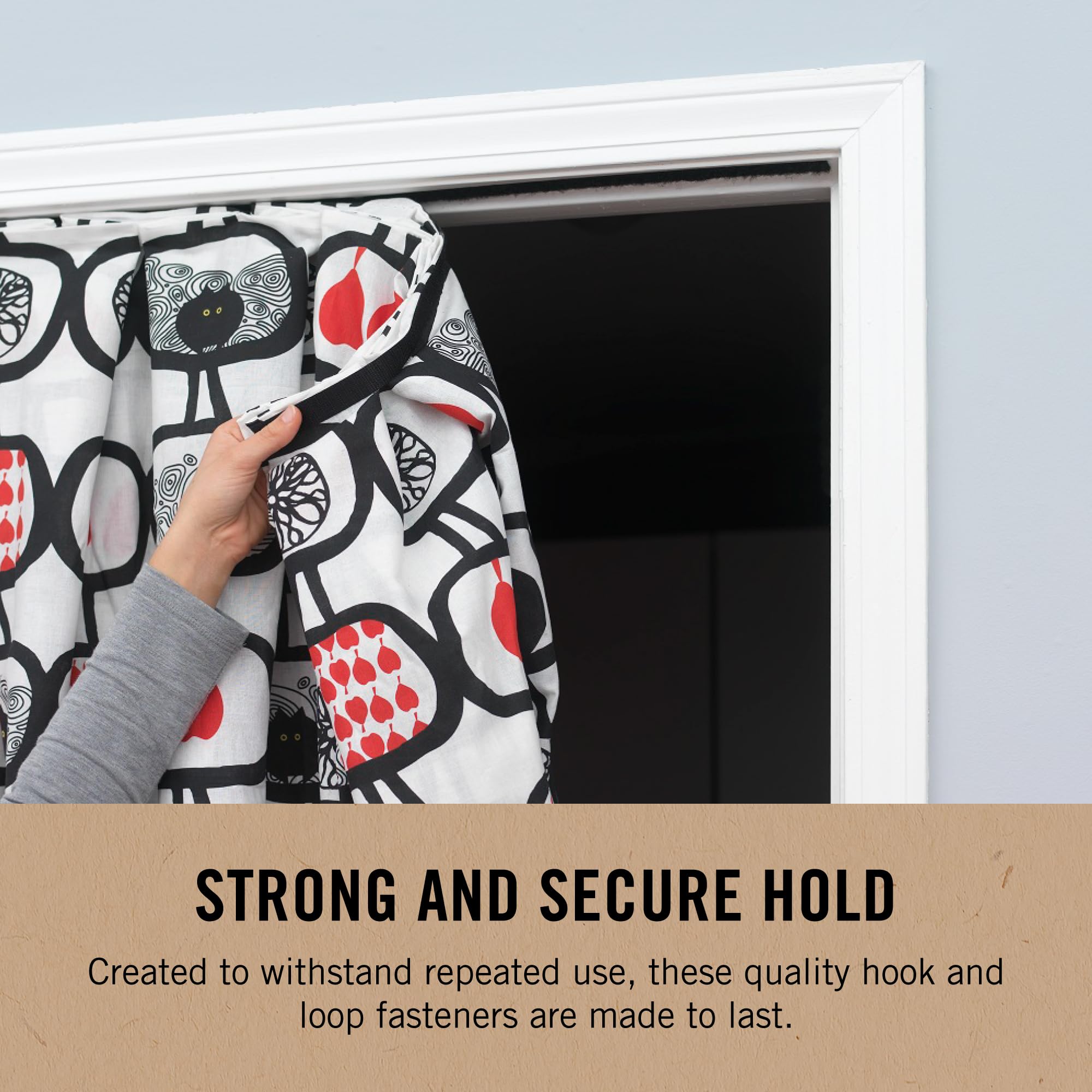 VELCRO Brand ECO Collection Tapes, Sew On Tape for Clothes and Fabrics | Non Adhesive, Cut Strips to Custom Length for Sewing | 15ft x 3/4in Roll, White