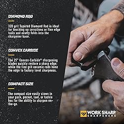 Work Sharp EDC Pivot Plus Knife Sharpener Black