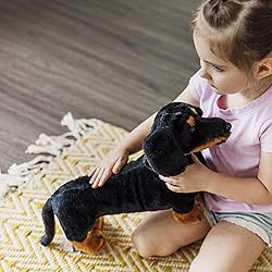 Melissa & Doug Giant Dachshund - Lifelike Stuffed