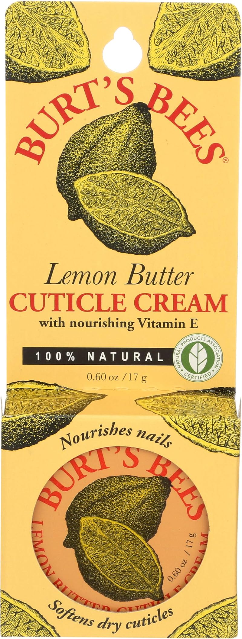 Burt's Bees Lemon Butter Cuticle Cream 0.6 oz