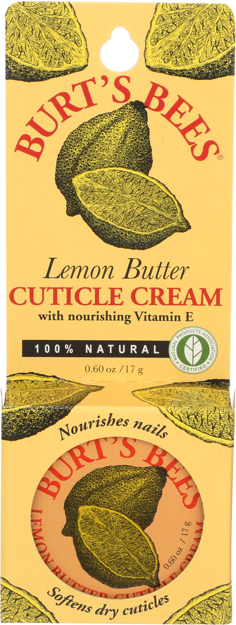 Burts Bees Lemon Butter Cuticle Cream, 0.6 oz