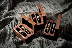 MUUJEE Engraved Ring Box (Two Become One) - Wedding