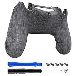 eXtremeRate Brushed Silver PatternSoft Touch Game