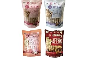 180 Snacks Pre-meal Snack Skinny Rice Bar 4 Variety Pack , total 28 bars, 3.95 oz per pack,gluten free, almonds,blueberries,cranberries,figs,apples,cinnamon