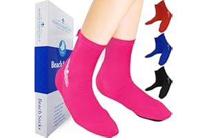 Nordic Essentials Beach Socks - Sand sports - Volleyball, Soccer, Snorkeling - Kids, Women, Men 1 Yr Warranty