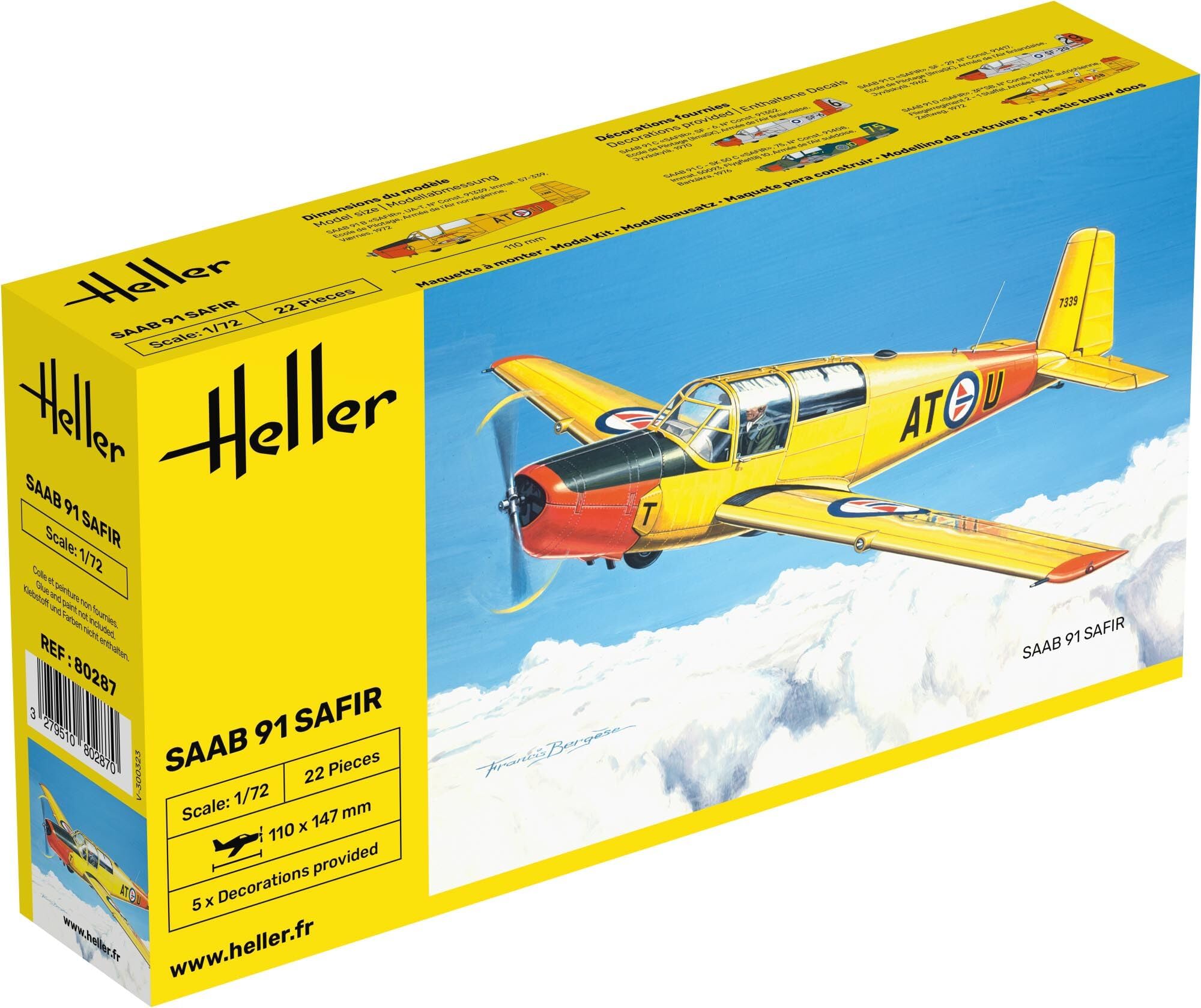 Heller HEL80287 Model Kit,Gray