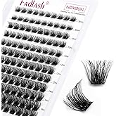 Lash Clusters DIY Eyelash Extensions 144 Clusters Lashes D Curl 0.07 Natural Individual Lash Extensions Mixed Tray False Eyel