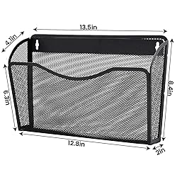 Gawerk 6 Pack Wall File Organizer, Mesh Hanging