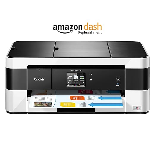 Brother MFC-J4420DW 4-in1 Farbtintenstrahl-Multifunktionsgerät (Drucken, scannen, kopieren, faxen, 6.000x1.200 dpi, USB 2.0 H