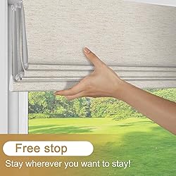 Sulugood No Tools No Drill Cordless Blackout Roman