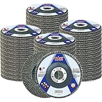 Forney 71932 Flap Disc, Type 29 Blue Zirconia with 5/8-Inch