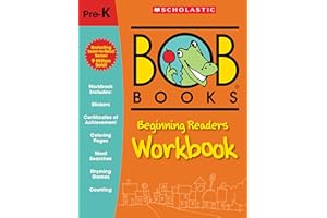 Bob Books - Beginning Readers Workbook | Phonics, Alphabet, Writing Practice, Stickers, Ages 3 and up, Pre-K, Kindergarten (S
