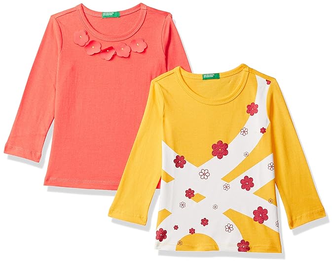 Baby-Girls Cotton Clothing Set (Pack of 2)