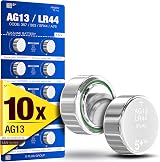 5 Plus LR44 AG13 A76 357 SR44 1.5V Alkaline Button Cell Batteries 10 Pack