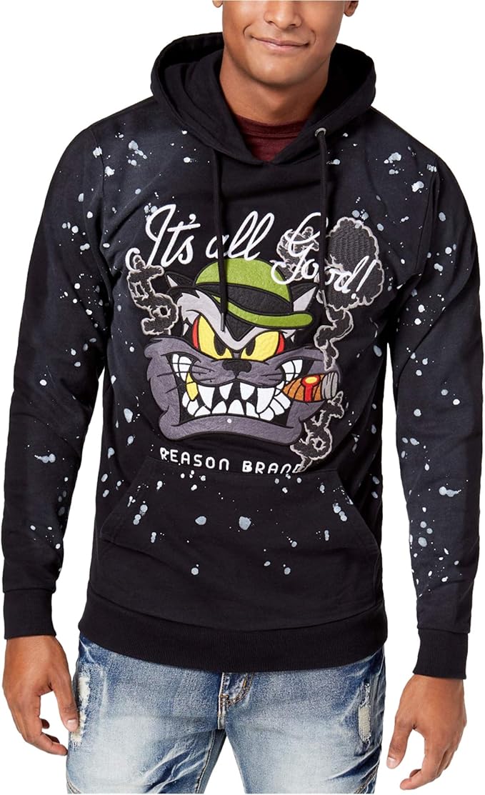 Reason Mens It S All Good Hoodie Sweatshirt Black X Large At Amazon Men S Clothing Store