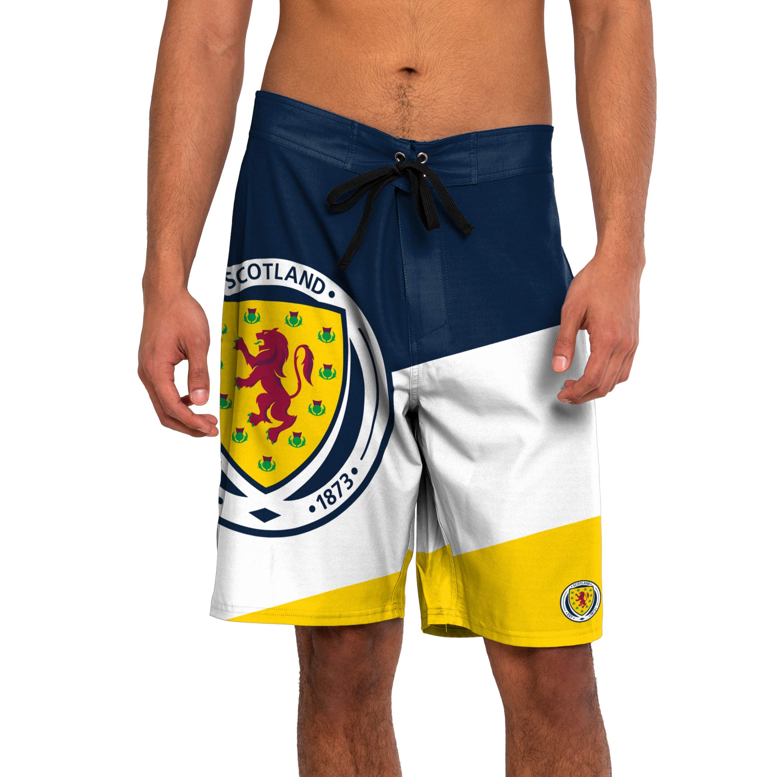 FOCO Official Scotland SFA Football Colour Dive Men's Shorts Small