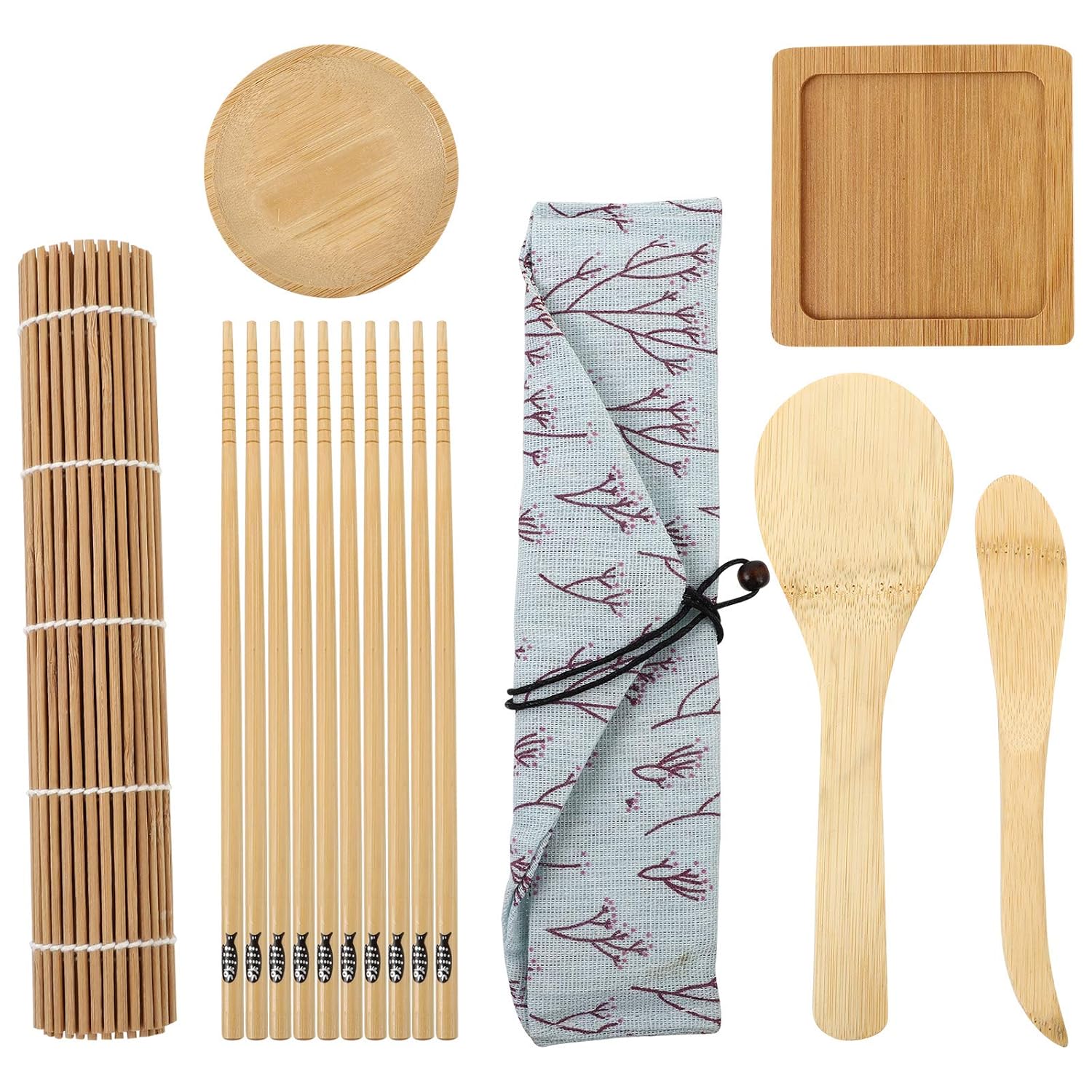 1 Set Practical Sushi Making Tools Bamboo Sushi Kit Sushi Making Tools