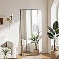 Simple Deluxe Full Length Mirror, Standing Mirror Full Body, Mirrors Full Length for Home Wall Decor, 59"x16" Large Floor Mirrors for Wall Door Bedroom Bathroom Living Room, Black