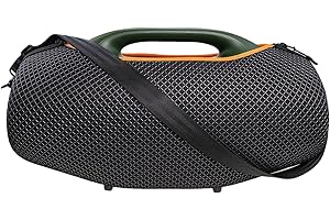 Zktfyshk Heavy-Duty Boombox 4 Protective Case Portable Hard Shell Storage with Adjustable Straps Hard Speakers Cover