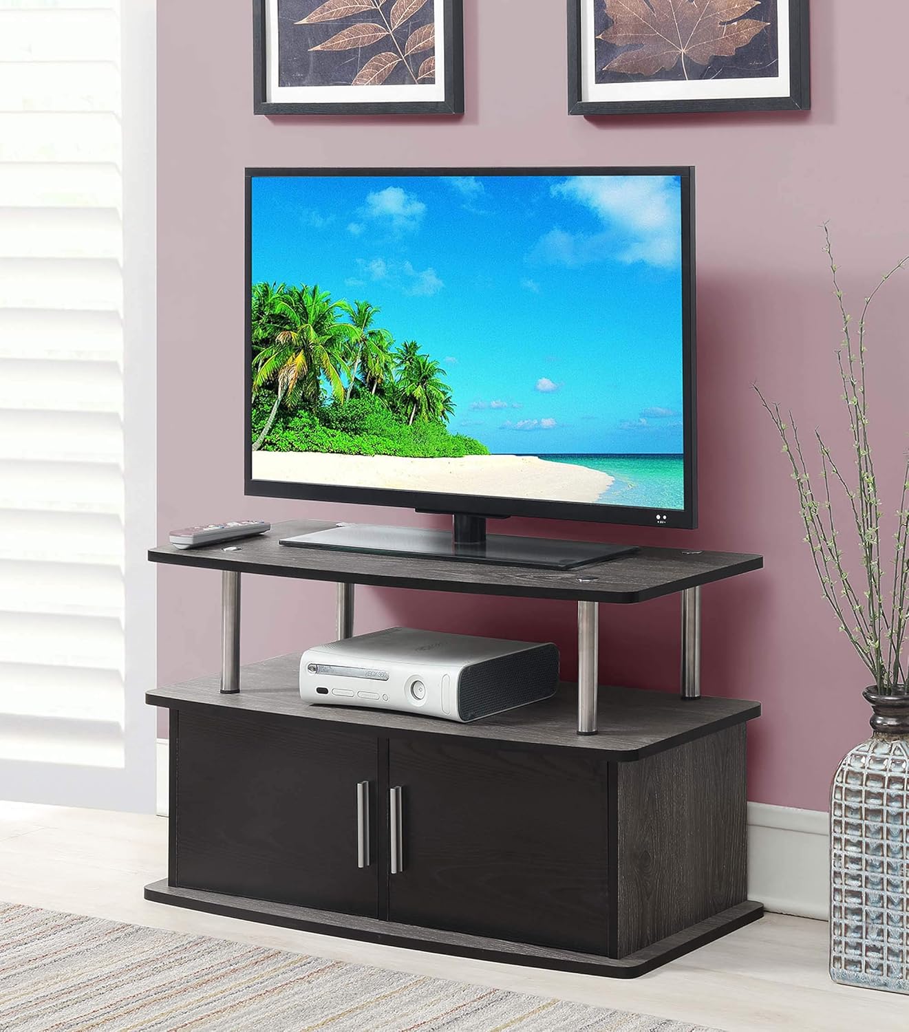 Best Convenience Concepts Tucson Deluxe 2-Tier Console Table