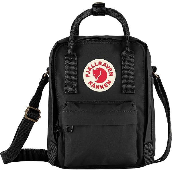 Amazon.com : Fjällräven Kanken No. 2 Black Sling - Durable G-1000