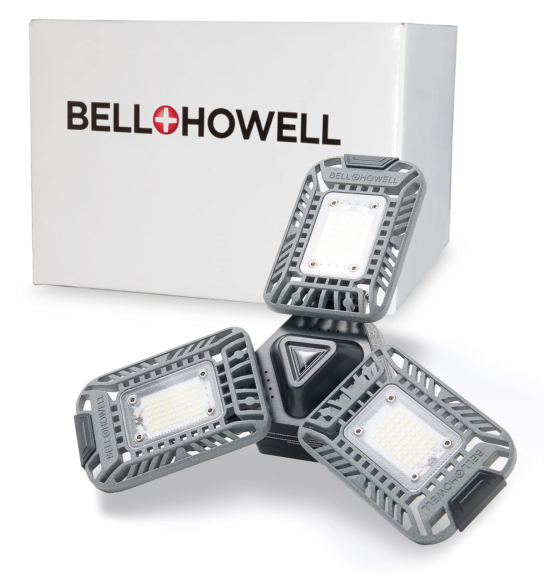 Photo 1 of Bell+Howell Triburst Motion Sensor Technology, ASON TV 4000 Lumens / 6500 Kelvin Indoor, Ultra Bright Lighting with 144 LED Bulbs and Multi-Directional Triple Panel Bedroom, Garage, Ceiling Light