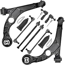 10-Piece Front Suspension Kit For 2013-2016 Dodge Dart - Includes Wheel Hubs, Bearings, Tie Rods