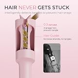 TYMO CURLPRO Automatic Rotating Curling Iron Pink 1 inch view 5