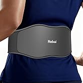 Nobol PhysioBelt Heated Massage Belt – Core Compression Wrap with Heat & Vibration for Lower Back & Abdominal Support – Adjustable, Breathable Recovery Belt for Warm-Up, Relief & Everyday Movement