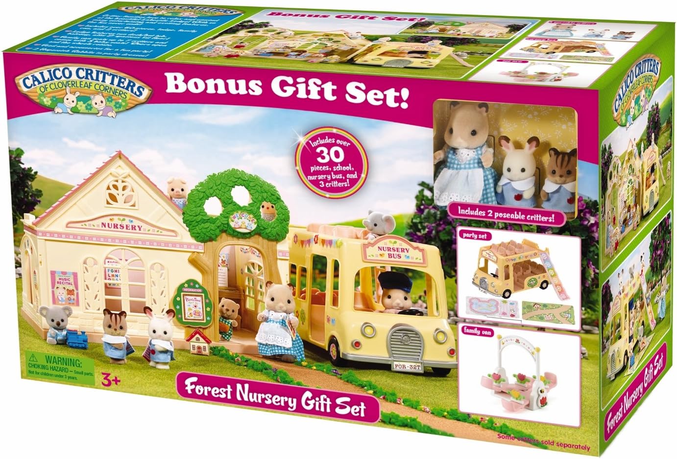 sylvanian forest nursery gift set
