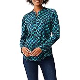 NIC+Zoe Womens Ocean Dot Top