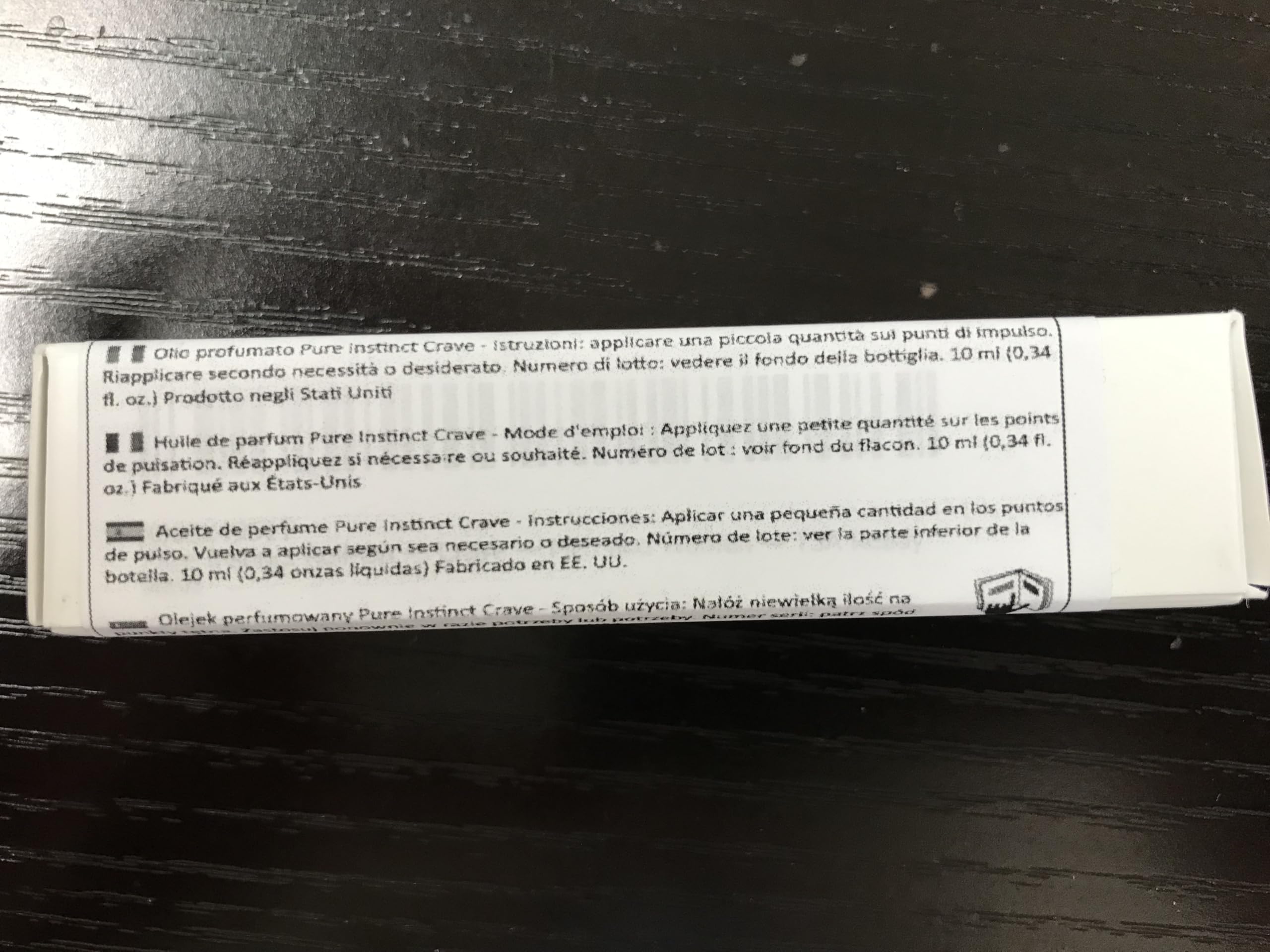 Pure Instinct Roll-On - The Original Pheromone Infused Essential Oil Perfume Cologne - TSA Ready (Crave - Women)