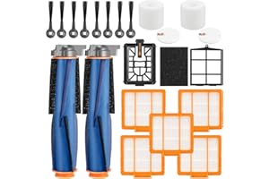 ECLEANFY Replacement Parts for Shark AI AV2501AE AV2501S AV2511AE RV2502AE RV2520AOUS AV2510AOUS RV2610WA RV2610W Kits with Main Brush, Filters, Foam Filters, Pre-Filter, Side Brushes
