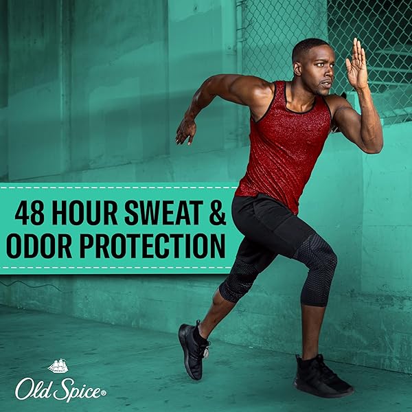 OLD SPICE HIGH ENDURANCE DEODORANT FOR MEN, ALUMINUM FREE, PURE SPORT SCENT, 2.25 OZ