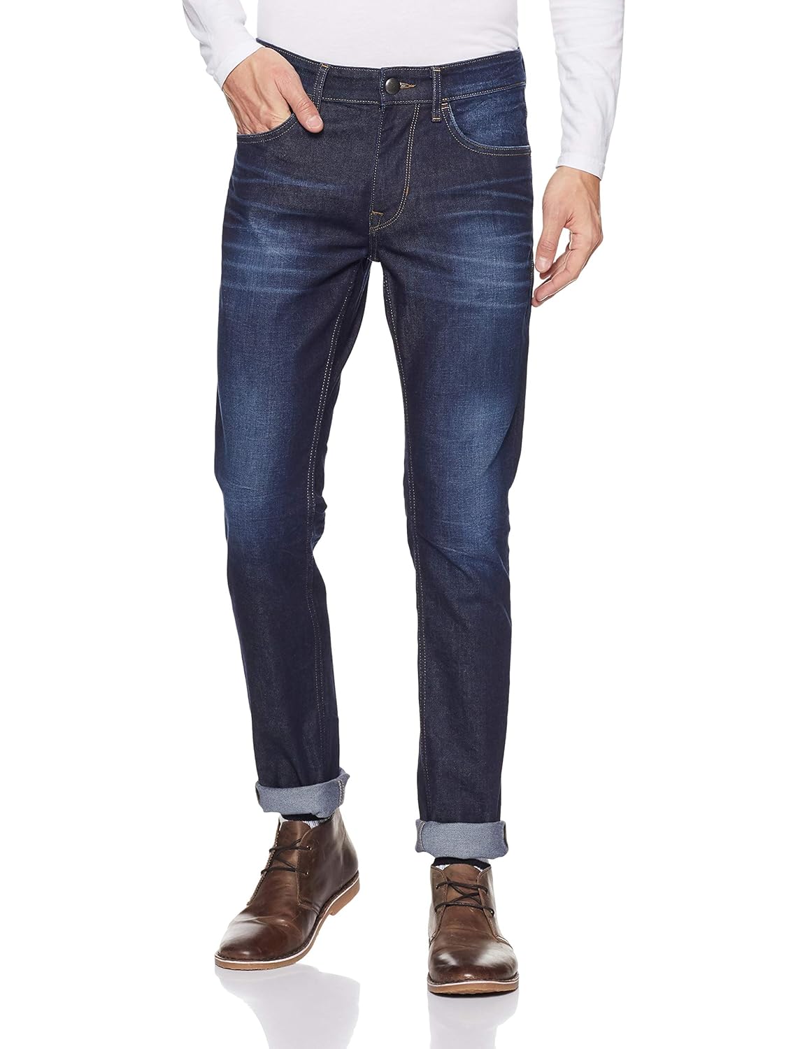 Buy US Polo Men's Tapered Fit Stretchable Jeans at Amazon.in