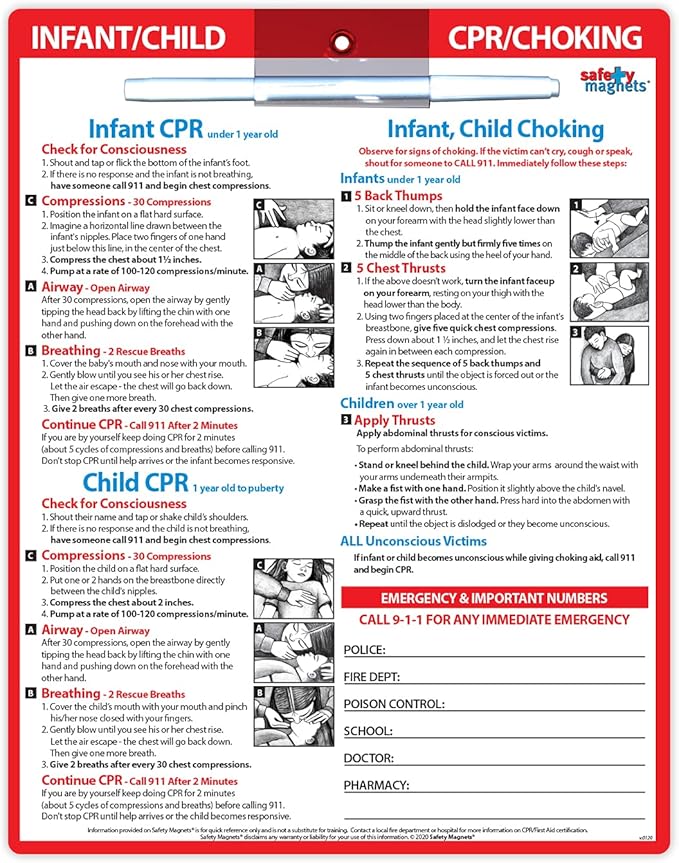 Infant and Child CPR and Choking First 
