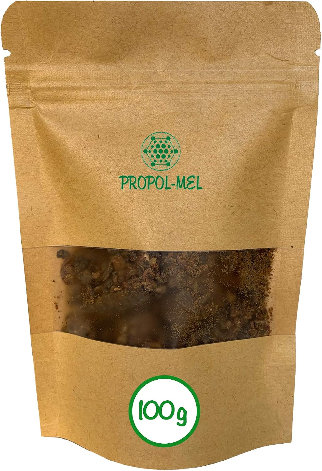 Pure Powdered Propolis (100g). Propolis Straight from the Beekeeper. (Cames as compacted Plain disc), 100 g (Pack of 1)