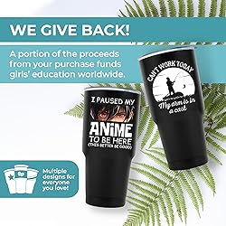 KEDRIAN Funny Anime Tumbler 30oz, I Paused My Anime