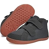 WateLves Toddler Wide Barefoot Shoes Boys Girls Little Kid High Top Minimalist Sneakers | Zero-Drop Healthy Sole | Natural to Grow