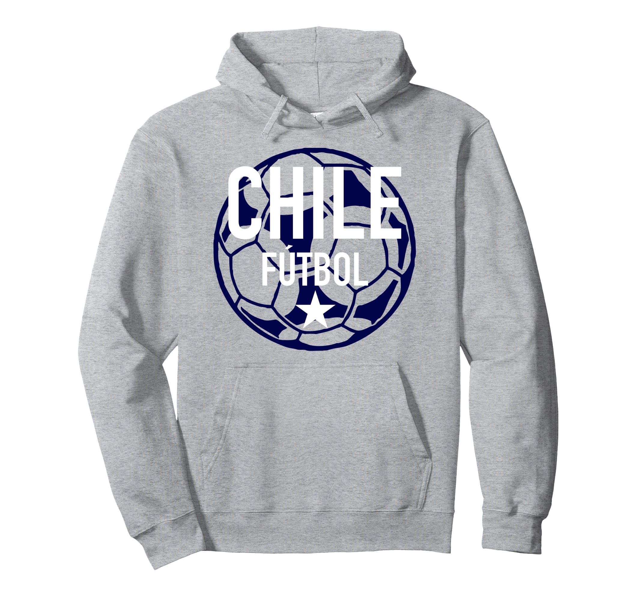 Chile Futbol Soccer Ball Pullover Hoodie