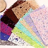 Diuhofart Scrapbook Paper Textured Paper Sheets, A5