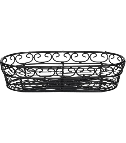 black tobacco basket Amazon.com: HUBERT Metal Tobacco Basket Oval Black
