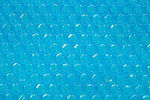 HARRIS POOL PRODUCTS Harris C.R.S. Heat Retention Solar Covers for Above Ground Swimming Pools | Retain Sun/Solar Heat by Lowering Your Evaporation Rate Up to 75% | (18' Round, Heavy Series Blue)
