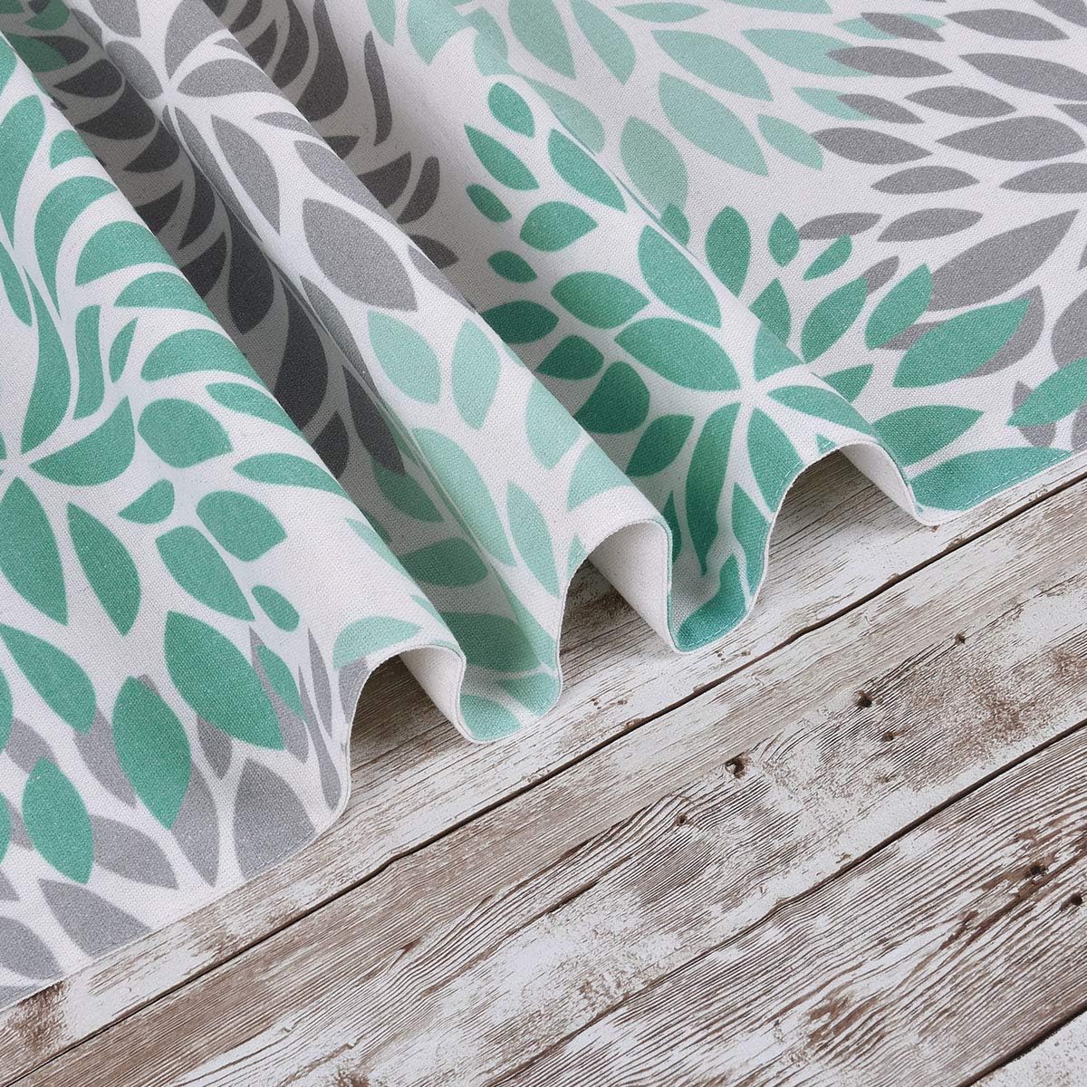 Alishomtll Dahlia Pinnata Table Runner Green and Gray Print Flower Table Runners for Catering Events, Dinner Parties, Wedding, Spring Holiday, Indoor and Outdoor Parties: Home & Kitchen