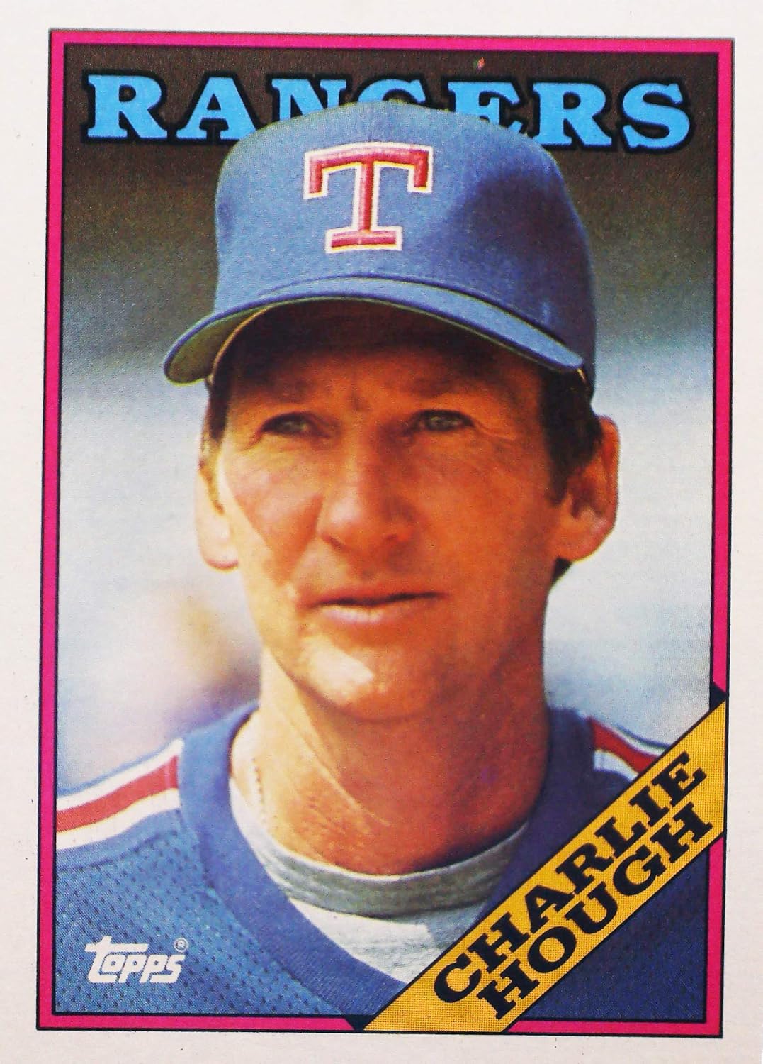 1988 Topps Baseball Card 680 Charlie Hough Collectibles