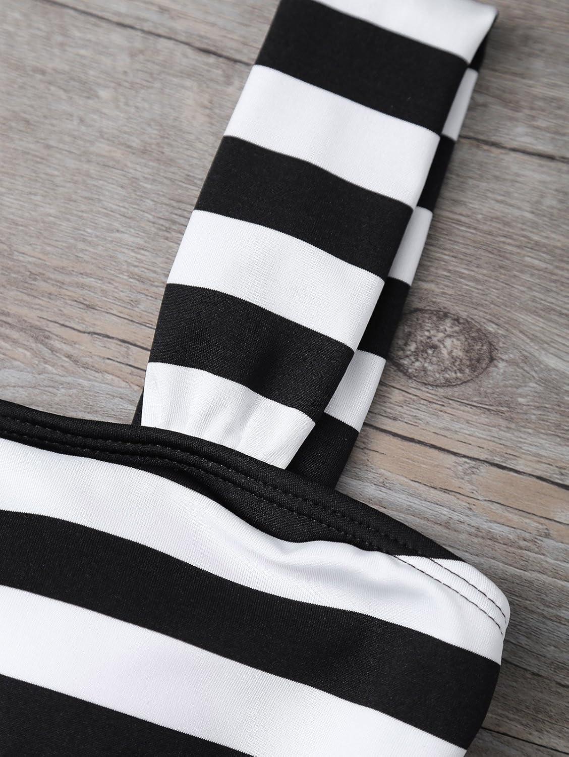 hannea tropical print high waisted bikini with crop top