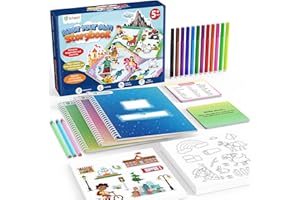 D-FantiX My Storybook Art Kit, Creative Writing & Drawing Activity Set for Boys & Girls, Hardcover Comic Book Making Kit with