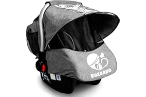 VAXAAPE Car Seat Rain Cover,Food Grade EVA,Universal Car Seat Rain Weather Shields,Waterproof, Windproof Protection,Rain Cover Features Quick-Access Zipper Door+Ventilated Mesh Window for Insect Protection