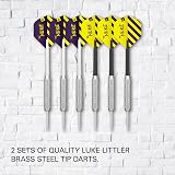 Target Darts Luke Littler Dartboard Set | 2 Brass Darts | Throw Line Included view 6