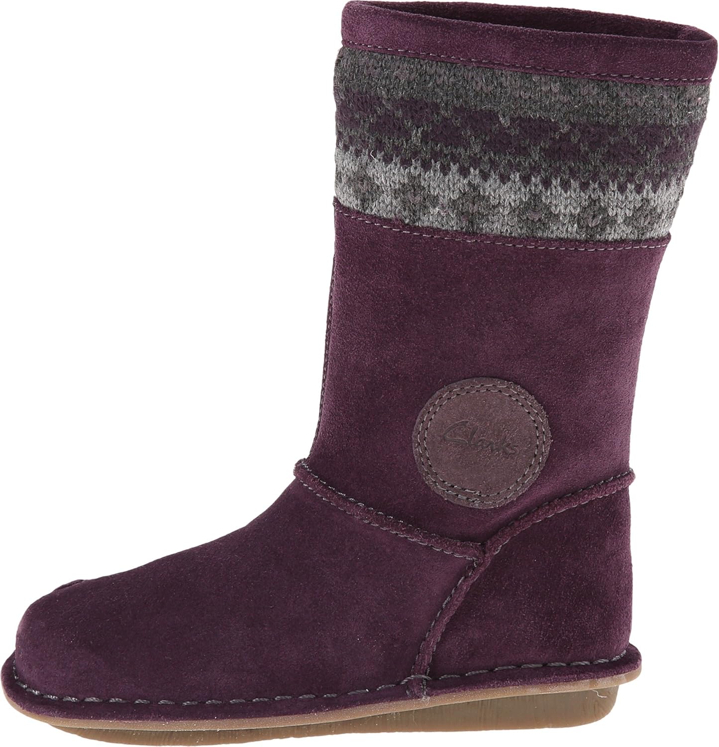 clarks girls suede boots